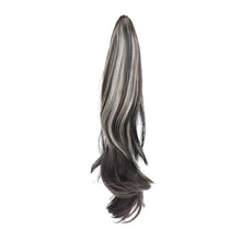 Load image into Gallery viewer, Clip High Ponytail Wig Fashionable Dyeing Simulation Hair Lightweight Fluffy Natural Long Curly Hair Synthetic Wig
