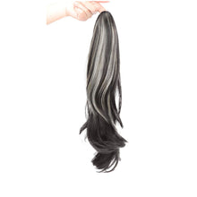 Load image into Gallery viewer, Clip High Ponytail Wig Fashionable Dyeing Simulation Hair Lightweight Fluffy Natural Long Curly Hair Synthetic Wig

