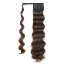 Load image into Gallery viewer, Paste Button Fluffy Long Curly Hair High Temperature Fiber Multi Colored Wig Ponytail Hair Extension for Women
