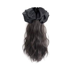 Load image into Gallery viewer, Detachable Bowknot Hairpin Ponytail Wig High Temperature Silk Long Curly Hair Natural Hair Extension for Women
