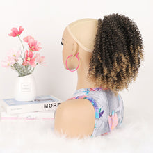 Load image into Gallery viewer, Fluffy Short Curly Ponytail Wig High Temperature Silk Synthetic Wig Natural Simulation Hair Ponytail for Women
