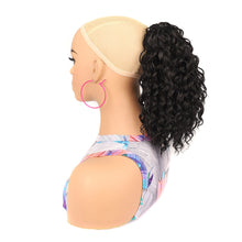 Load image into Gallery viewer, Fluffy Short Curly Ponytail Wig High Temperature Silk Solid Color Synthetic Wig Natural Simulation Hair Ponytail
