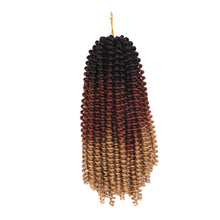 Load image into Gallery viewer, Colored Crochet Wig Hand Hooks Dirty Braids Synthetic Long Curly Hair High Temperature Silk Hair Bulk Hair Extensions
