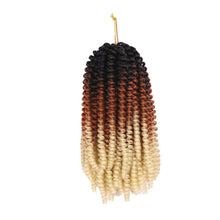 Load image into Gallery viewer, Colored Crochet Wig Hand Hooks Dirty Braids Synthetic Long Curly Hair High Temperature Silk Hair Bulk Hair Extensions
