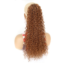 Load image into Gallery viewer, Multi-color Synthetic Long Curly Ponytail Wig High Temperature Silk Elastic Mesh Drawstring Ponytail Hair Extensions for Women
