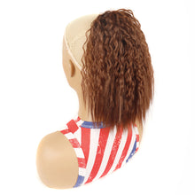 Load image into Gallery viewer, Fluffy Corn Perm Short Curly Hair Ponytail High Temperature Silk Elastic Mesh Drawstring Short Ponytail Synthetic Wig

