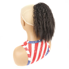 Load image into Gallery viewer, Fluffy Corn Perm Short Curly Hair Ponytail High Temperature Silk Elastic Mesh Drawstring Short Ponytail Synthetic Wig
