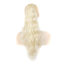 Load image into Gallery viewer, Gripping Clip Style Synthetic Wig Ponytail Simulation Long Curly Hair Natural Hair Piece High Temperature Silk Hair Extensions
