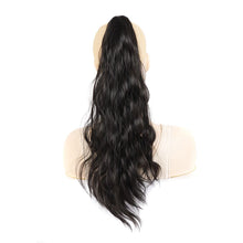 Load image into Gallery viewer, Gripping Clip Style Synthetic Wig Ponytail Simulation Long Curly Hair Natural Hair Piece High Temperature Silk Hair Extensions
