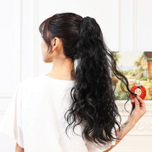 Load image into Gallery viewer, Gripping Clip Style Synthetic Wig Ponytail Simulation Long Curly Hair Natural Hair Piece High Temperature Silk Hair Extensions
