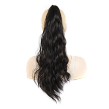 Load image into Gallery viewer, Gripping Clip Style Synthetic Wig Ponytail Simulation Long Curly Hair Natural Hair Piece High Temperature Silk Hair Extensions
