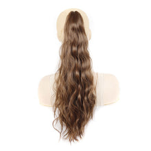 Load image into Gallery viewer, Gripping Clip Style Synthetic Wig Ponytail Simulation Long Curly Hair Natural Hair Piece High Temperature Silk Hair Extensions
