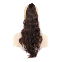 Load image into Gallery viewer, Gripping Clip Style Synthetic Wig Ponytail Simulation Long Curly Hair Natural Hair Piece High Temperature Silk Hair Extensions
