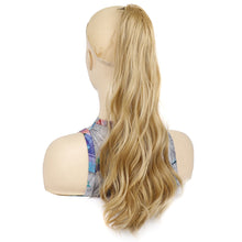 Load image into Gallery viewer, Gripping Clip Style Curly Hair Ponytail Water Ripple Long Curly Wig Ponytail Synthetic Wig Women False Hair Piece
