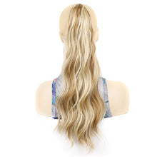 Load image into Gallery viewer, Gripping Clip Style Curly Hair Ponytail Water Ripple Long Curly Wig Ponytail Synthetic Wig Women False Hair Piece
