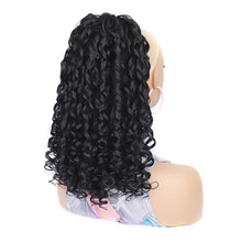 Load image into Gallery viewer, Retro Spring Rolled Synthetic Wig Ponytail Elastic Mesh Drawstring Long Curly Ponytail Solid Color Wig Piece

