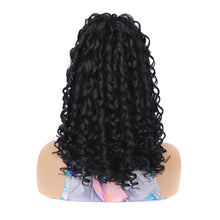 Load image into Gallery viewer, Retro Spring Rolled Synthetic Wig Ponytail Elastic Mesh Drawstring Long Curly Ponytail Solid Color Wig Piece
