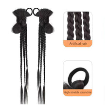 Load image into Gallery viewer, Bowknot Wig Ponytail Synthetic Wig Elastic Hair Rope Solid Colored Ponytail Braid Hair Extensions Hair Accessories
