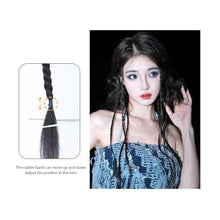 Load image into Gallery viewer, Bowknot Wig Ponytail Synthetic Wig Elastic Hair Rope Solid Colored Ponytail Braid Hair Extensions Hair Accessories

