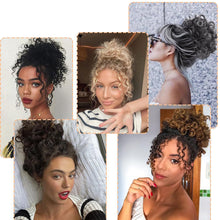 Load image into Gallery viewer, Messy Fluffy Screw Curl Wig High-temperature Silk Synthetic Curly Wig Women False Hair Piece Hair Accessory
