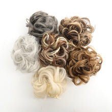 Load image into Gallery viewer, Hair Clip Style Curly Wig Hair Extensions Bun Fluffy Updo Chignon Synthetic Wig Messy Bun Women Hair Piece
