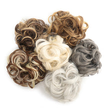Load image into Gallery viewer, Hair Clip Style Curly Wig Hair Extensions Bun Fluffy Updo Chignon Synthetic Wig Messy Bun Women Hair Piece
