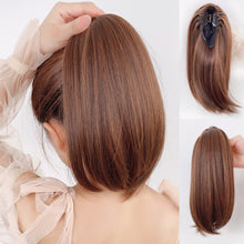 Load image into Gallery viewer, Hair Clip Style Micro Curled Inner Buckle Ponytail Wig Temperamental Simulation Synthetic Wig Women False Hair Piece
