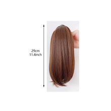 Load image into Gallery viewer, Hair Clip Style Micro Curled Inner Buckle Ponytail Wig Temperamental Simulation Synthetic Wig Women False Hair Piece
