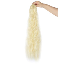 Load image into Gallery viewer, Fluffy Corn Perm Long Curly Hair Ponytail High Temperature Silk Elastic Mesh Drawstring Long Ponytail Synthetic Wig
