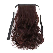 Load image into Gallery viewer, Natural Traceless Strap Style Ponytail Curly Wig High Temperature Silk Simulation Synthetic Wig Ponytail Hair Extensions
