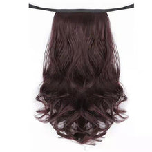 Load image into Gallery viewer, Natural Traceless Strap Style Ponytail Curly Wig High Temperature Silk Simulation Synthetic Wig Ponytail Hair Extensions
