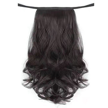 Load image into Gallery viewer, Natural Traceless Strap Style Ponytail Curly Wig High Temperature Silk Simulation Synthetic Wig Ponytail Hair Extensions
