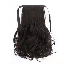 Load image into Gallery viewer, Natural Traceless Strap Style Ponytail Curly Wig High Temperature Silk Simulation Synthetic Wig Ponytail Hair Extensions
