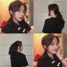 Load image into Gallery viewer, Natural Traceless Strap Style Ponytail Curly Wig High Temperature Silk Simulation Synthetic Wig Ponytail Hair Extensions
