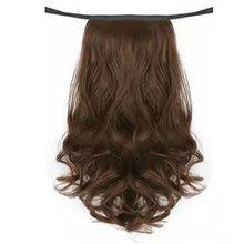 Load image into Gallery viewer, Natural Traceless Strap Style Ponytail Curly Wig High Temperature Silk Simulation Synthetic Wig Ponytail Hair Extensions
