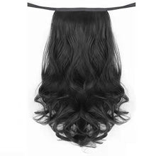 Load image into Gallery viewer, Natural Traceless Strap Style Ponytail Curly Wig High Temperature Silk Simulation Synthetic Wig Ponytail Hair Extensions
