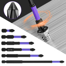 Load image into Gallery viewer, 1pc Anti-Slip Cross Screwdriver PH2 Magnetic Batch Head PH2 Magnetic Batch Head Impact Screw Driver Bit 25/50/65/70/90/150mm
