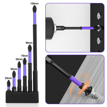 Load image into Gallery viewer, 6pcs Anti-Slip Cross Screwdriver PH2 Magnetic Batch Head PH2 Magnetic Batch Head Impact Screw Driver Bit 25/50/65/70/90/150mm
