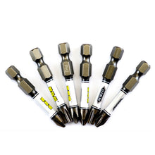 Load image into Gallery viewer, 10pcs/set 1/4 Screwdriver Bit Set Impact Drill Batch Head Hexagonal Cross Head Magnetic Tamper Proof Screwdriver Bits
