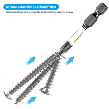 Load image into Gallery viewer, 10pcs/set 1/4 Screwdriver Bit Set Impact Drill Batch Head Hexagonal Cross Head Magnetic Tamper Proof Screwdriver Bits
