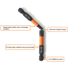 Load image into Gallery viewer, 9pcs/set 1/4 Hex Head Allen Wrench Screwdriver Socket Bits Set Quick Change Magnetic Batch Head Impact Drill Screwdriver Bit H1.5-H10
