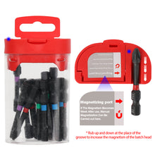 Load image into Gallery viewer, 17pcs Magnetic Batch Head Strong Impact Electric Screwdriver Bits with Extension Rod Magnetizer Case 5 Types Head Bit Anti-slip Bits
