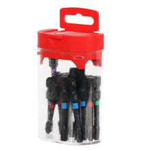 Load image into Gallery viewer, 17pcs Magnetic Batch Head Strong Impact Electric Screwdriver Bits with Extension Rod Magnetizer Case 5 Types Head Bit Anti-slip Bits
