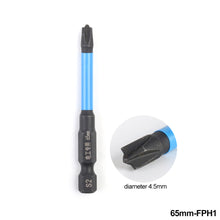 Load image into Gallery viewer, FPH1/2/3 Electrician Screwdriver Bit Magnetic Electric Impact Drill Nut Driver Bit for Circuit Breaker 65 110mm Anti Slip Impact Batch Head
