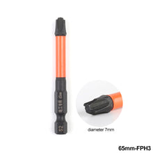 Load image into Gallery viewer, FPH1/2/3 Electrician Screwdriver Bit Magnetic Electric Impact Drill Nut Driver Bit for Circuit Breaker 65 110mm Anti Slip Impact Batch Head
