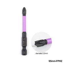 Load image into Gallery viewer, FPH1/2/3 Electrician Screwdriver Bit Magnetic Electric Impact Drill Nut Driver Bit for Circuit Breaker 65 110mm Anti Slip Impact Batch Head
