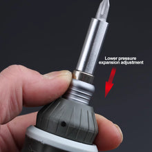 Load image into Gallery viewer, Multi-functional Ratchet Screwdriver Set 8 in 1 Screwdriver Bits Set 0-180° Adjustable Angle Screwdriver Tool for Household Auto Repair
