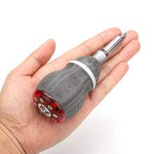 Load image into Gallery viewer, Multi-functional Ratchet Screwdriver Set 8 in 1 Screwdriver Bits Set 0-180° Adjustable Angle Screwdriver Tool for Household Auto Repair
