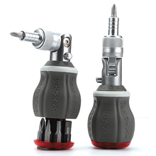 Load image into Gallery viewer, Multi-functional Ratchet Screwdriver Set 8 in 1 Screwdriver Bits Set 0-180° Adjustable Angle Screwdriver Tool for Household Auto Repair
