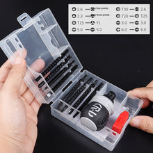 Load image into Gallery viewer, Multi-functional Ratchet Screwdriver Set 10 in 1 Screwdriver Bits Set with Magnetizer Cross Slot Screwdriver Tool for Household Repair
